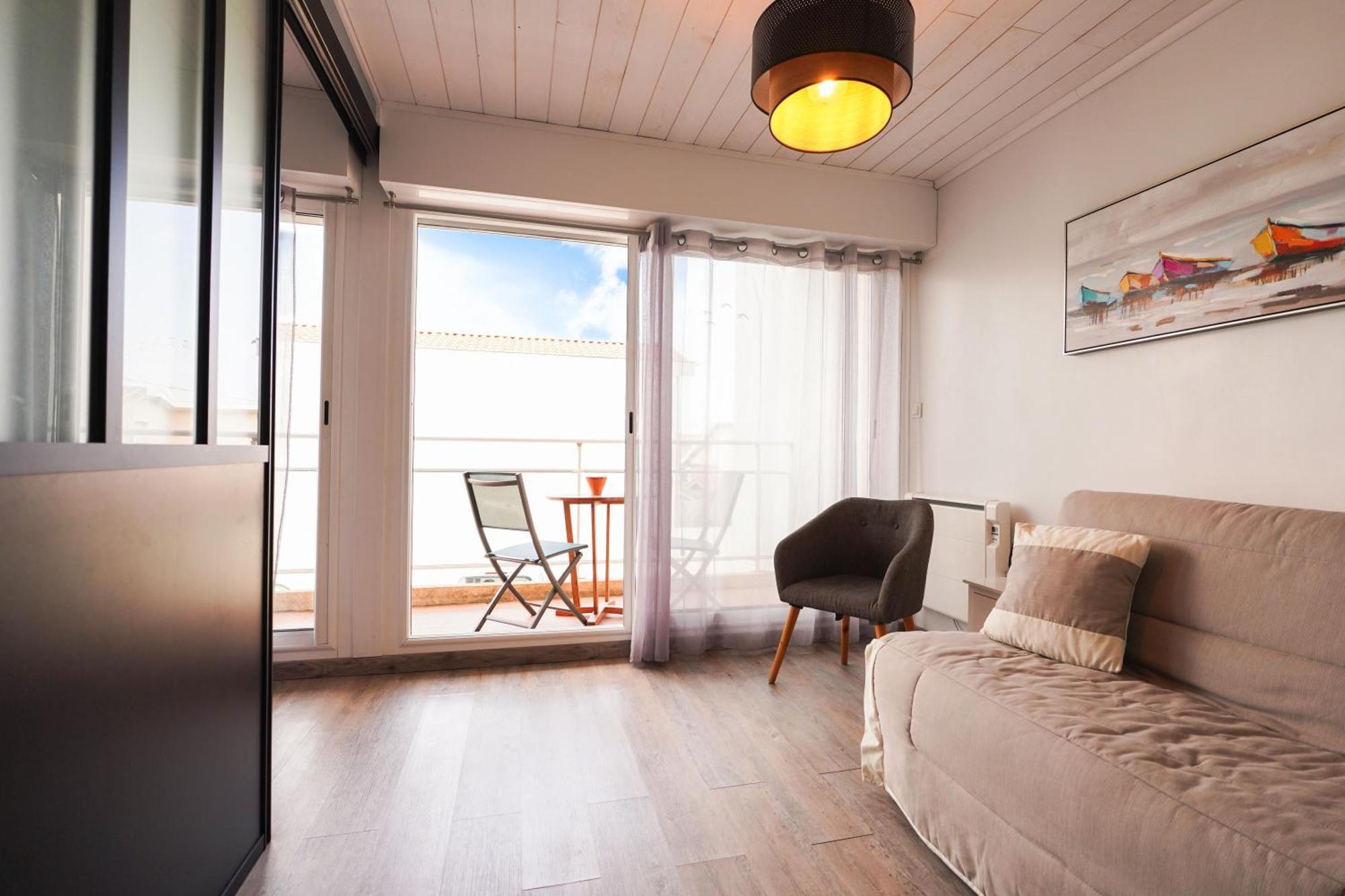 Superbe Appart.55M2 - 200M Ocean Et Parking Бискарос Екстериор снимка